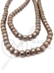Şir de mărgele cristaline 3x3.5mm galvanizat 1 brad ~150 buc ~48cm 342349