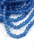 Mărgele de sticlă 6mm gaură crăpată 1.3mm 80cm ~140 buc 1 buc 343871
