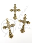 Cruce metalică 33x20mm culoare bronz antic 1 pachet 5 buc 308671