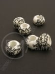 Mărgele de porțelan 13x9mm pictate 1 buc 335222