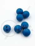 Bilă de mărgele din silicon 12mm gaură 1.5mm 1 paquet 5 buc 317040