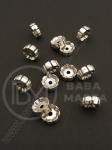 Șaibă metalică 10x3.5mm argintie gaură 2mm 10 buc 308612