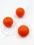 Bilă de mărgele din silicon cu gaură de 20 mm, 2 mm, 1 paquet, 2 pc. 317117