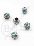 Mărgele metalice 11x9mm, pachet 1, 2 buc. 309588