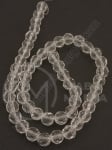 Mărgele de sticlă 6mm transparente fațăt ~50 bucăți 1 bucată 343300