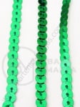 Panglică cu paiete 6mm verde 1 metru 411133