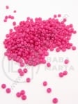 Mărgele de sticlă culoare ciclam 1,5~2 mm 50g 332146