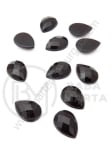 Pietricele acrilice 10x14mm negre pentru lipit 1 pachet 30 buc 151467