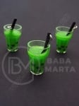 Pandantiv borcan plastic 20x13mm cu cocktail de fructe 1 paquet 2 pieces 335560
