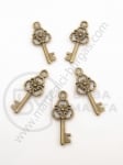 Pandantiv metalic 23x10x2mm culoare bronz antic 10 buc 308810