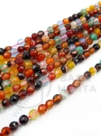 Agat ~ bilă fațetă de 4 mm ~ 92 bucăți 1 buc 352606