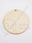 Figurină din lemn 85x3mm round hole 3mm 1 pachet 2 buc 182236
