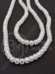 Şir de mărgele cristaline 4x4.8mm galvanizat 1 buc ~150 buc ~60cm 342368