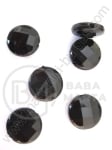 Figurină neagră 15mm gaură 1mm 40g ~49buc 311485