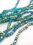 Șir de cuburi de cristal ~2mm gaură de arc 0.5mm ~190 pcs ~43cm 1 buc 342577