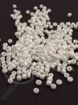 Perle albe din sticla 2mm 50g 332097