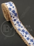 Bandă de pânză de sac cu bandă textilă width 25mm - length ~2 meters 1 rollă 462057