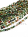 Mărgele indiane de agate ~3mm fațetate ~125 pieces 1 buc 352578