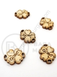 Trifoi din lemn LUCK 20x15mm hole 3x2mm 1 pachet 10 bucati 182132
