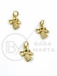 Pendant îngeresc 12x9.5mm alamă cu zirconii forjate 1 bucată 305380