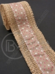 Bandă de pânză de sac cu bandă textilă width 50mm - length ~2 meters 1 rollă 462107