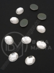 Autocolant oval 8x10mm transparent pentru ruj fierbinte 1 pachet 20 buc 151404