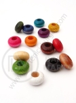 Șaibă din lemn 13~14 x ~7mm gaură colorată 5.5mm 1 paquet 50 buc 321202
