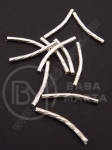 Tub metalic gofrat 2x25mm alb 1 pachet 50 buc 301634