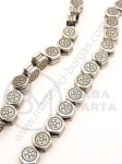 Hematit cu stea 8x9x5mm argintiu, nemagnetic, gaură 1.5mm ~54 buc 1 buc 352328