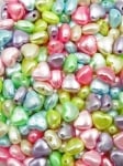 Inimă 9x5mm mix de perle 1 pachet 40g ~210 buc 312908