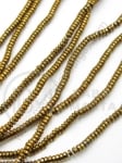 Disc de hematit 2x1mm gaură 0.7mm ~450 buc ~40cm 1 buc 353190