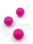 Bilă de mărgele din silicon cu gaură de 20 mm, 2 mm, 1 paquet, 2 pc. 317112