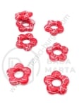 Floare rouma pictata 20x4mm 1 pachet 40g ~43buc 312176