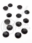 Piatră acrilică 10mm neagră pentru cusut 1 pachet 50 buc 153118