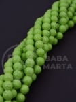 Șir de mărgele de sticlă 10mm reseda ~85 buc 1 buc 8201