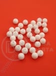 Mărgele 6mm, gaură albă, 1.2mm, 40g ~350 buc. 311846