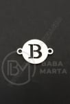 Element de conectare litera B steel 13x18x1mm hole 1.5mm 1 buc 305594