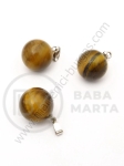 Pandantiv sferă 14mm ochi de tigru 1 buc 355301
