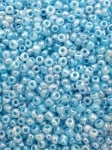 Mărgele de sticlă albastru deschis Ceylon 3mm 50g 333048
