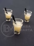 Pandantiv borcan plastic 20x13mm cu cocktail de fructe 1 paquet 2 pieces 335561