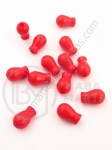 Mărgele 10x6mm roșii 1 pachet 40g ~202 buc 311881