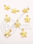 Pandantiv metalic 13x10mm culoare aurie 1 pachet 20 buc 306029