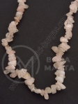 Colier din piatră naturală cuarț roz 5-7mm 85cm 1 buc 355146