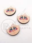 Fețe de lemn 20x3mm 1 pachet 10 buc 182386