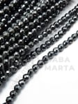Mărgele de hematite ~3mm gaură fațetă 0.8mm 39cm ~130 buc 1 buc 353000