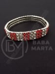 Martenitsa metalică cu cristale elastice 1 pachet 12 buc 105188