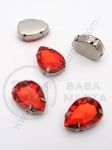 Pietriș acrilic 13x18mm red in coș metalic 1 pachet 4 buc 151719