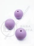 Bilă de mărgele din silicon cu gaură de 20 mm, 2 mm, 1 paquet, 2 pc. 317108