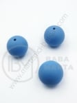 Bilă de mărgele din silicon cu gaură de 20 mm, 2 mm, 1 paquet, 2 pc. 317128