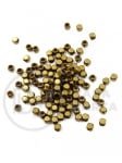 Mărgele cubice 2.5x2.5mm alamă gaură 2mm 1 pachet 30 buc 305918